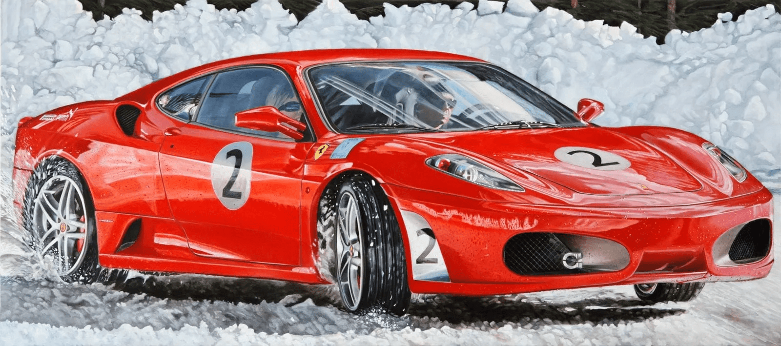 galleriad artecontini enrico ghinato f 430 on ice 2008