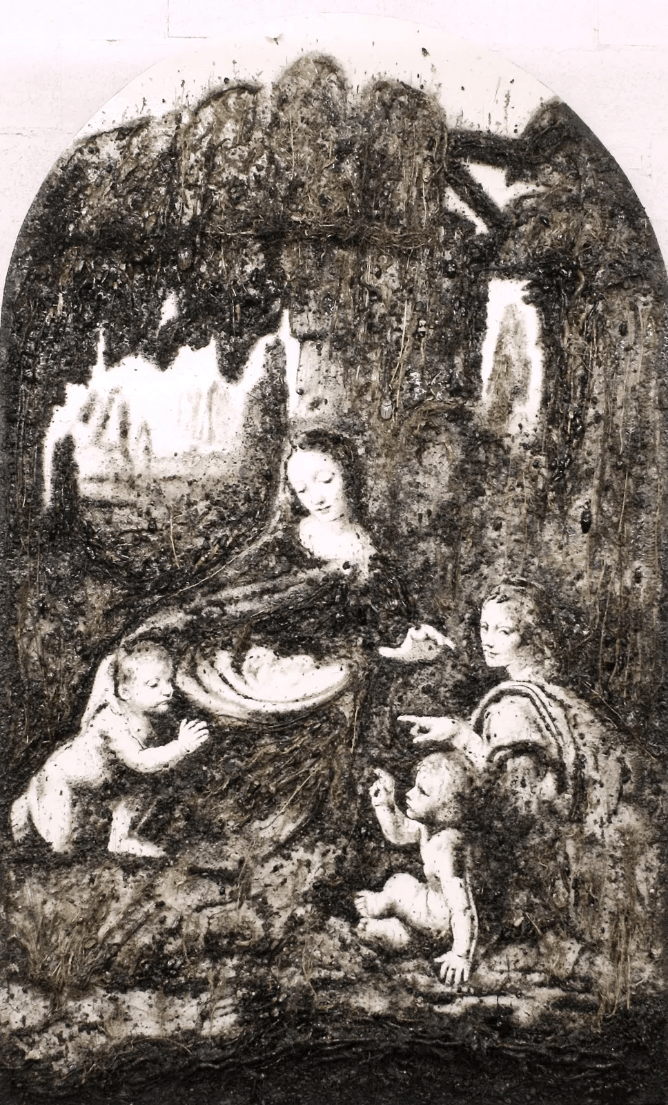 galleriad artecontini enzo fiore appropriazione vergine delle rocce 2011