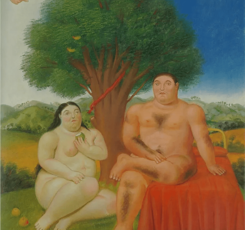 galleriad artecontini fernando botero adam and eve 1993