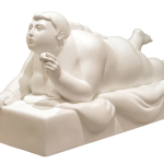 galleriad artecontini fernando botero donna sdraiata con pallina 2013