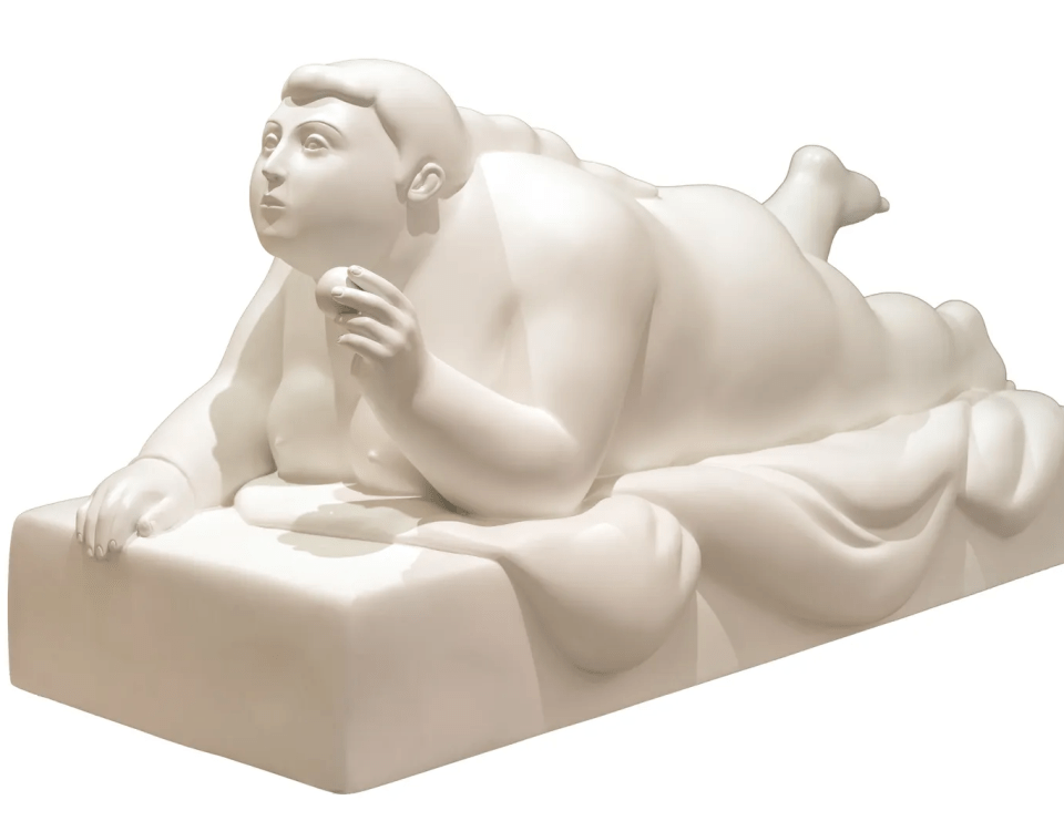 galleriad artecontini fernando botero donna sdraiata con pallina 2013