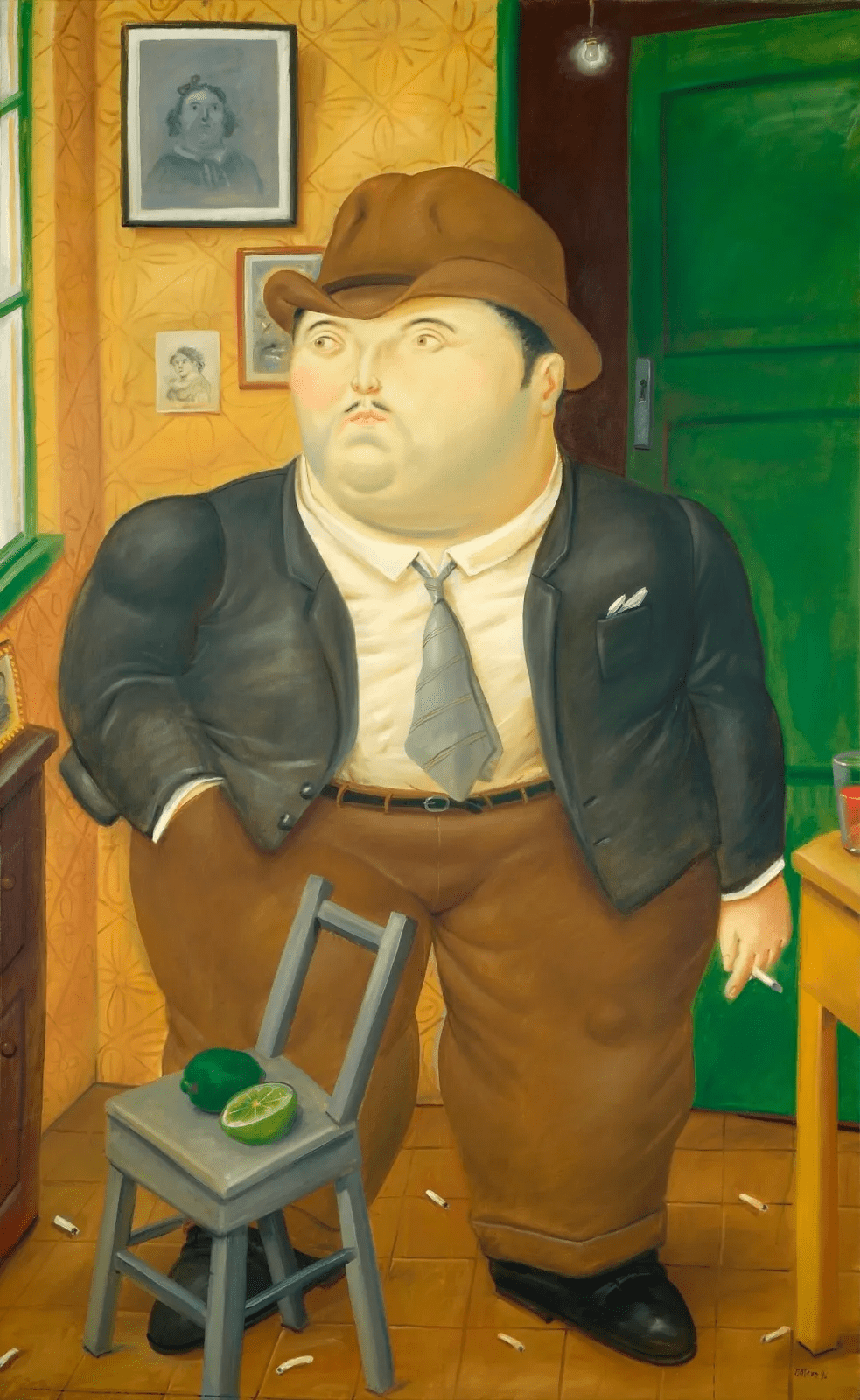 galleriad artecontini fernando botero interior 1996