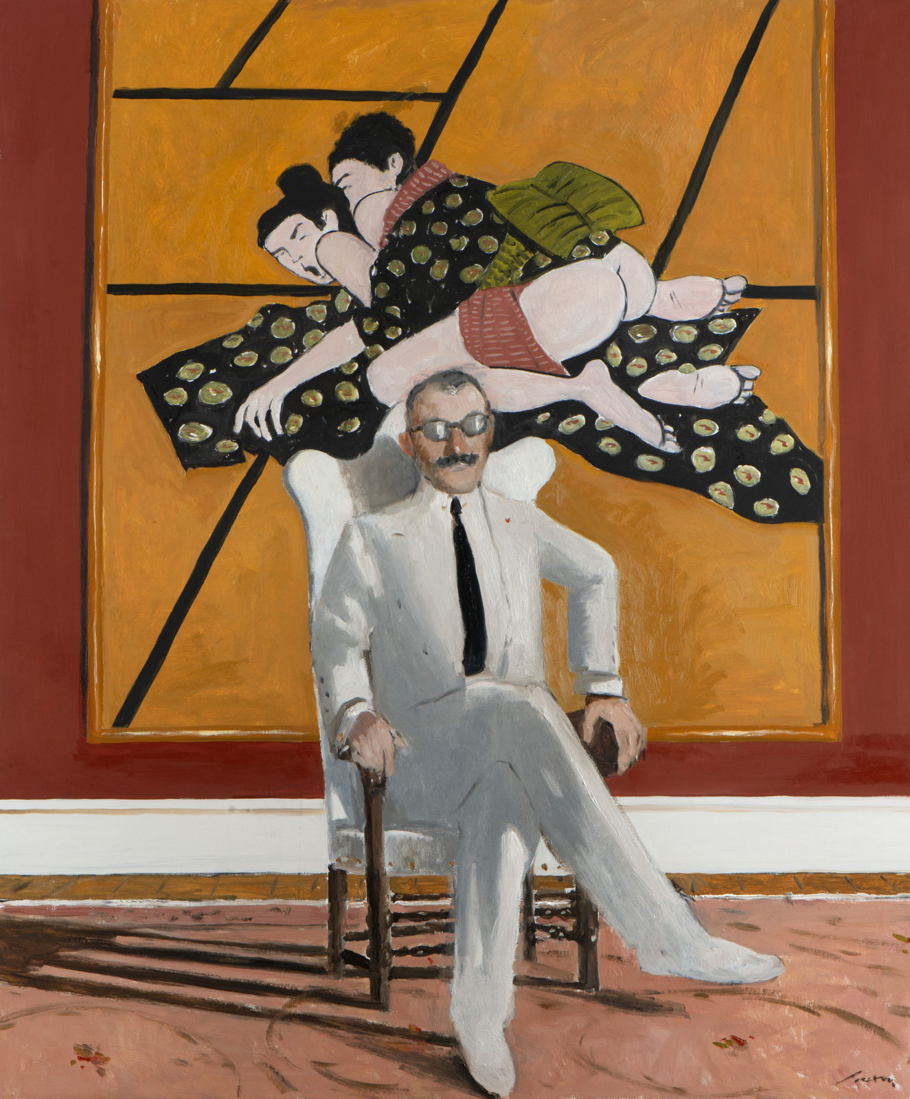 galleriad artecontini julio larraz interview with the governor of casabianca 2025