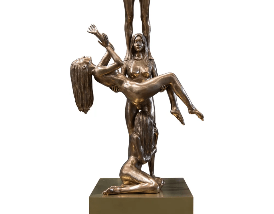 galleriad artecontini lorenzo quinn four elements female figure 2024