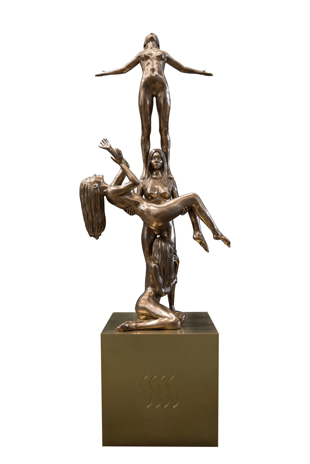 galleriad artecontini lorenzo quinn four elements female figure 2024