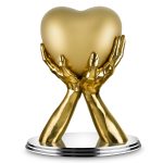 galleriad artecontini lorenzo quinn i give you my heart gold iii 2020