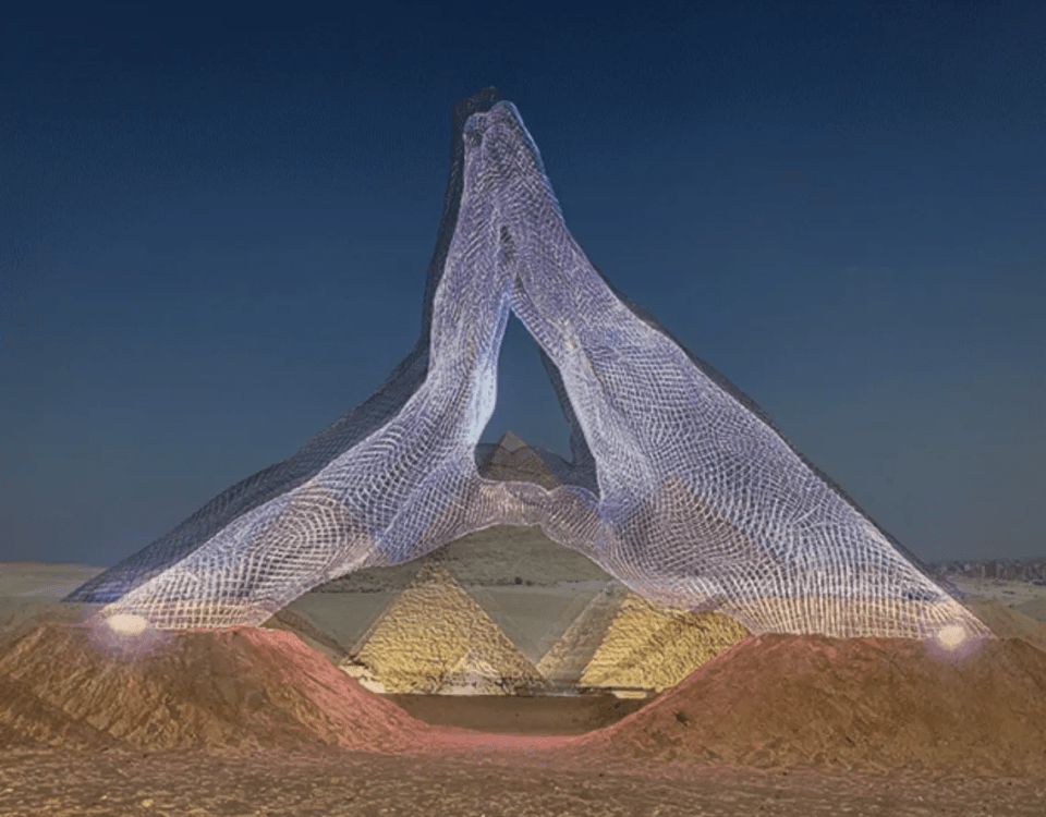 galleriad artecontini lorenzo quinn together egypt day night 2023