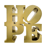 galleriad artecontini robert indiana hope gold 2009